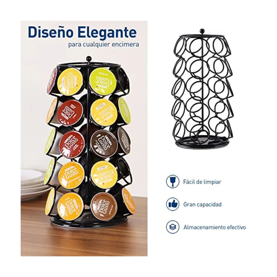 Organizador Rotatorio para Capsulas de Café