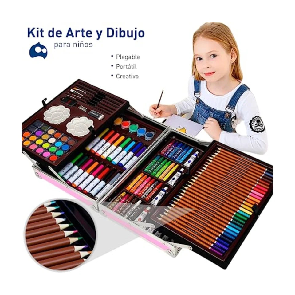 Kit de Dibujo de 145 Piezas