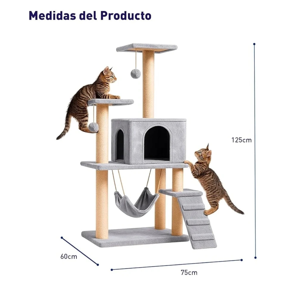 Torre para Gato 1.25m
