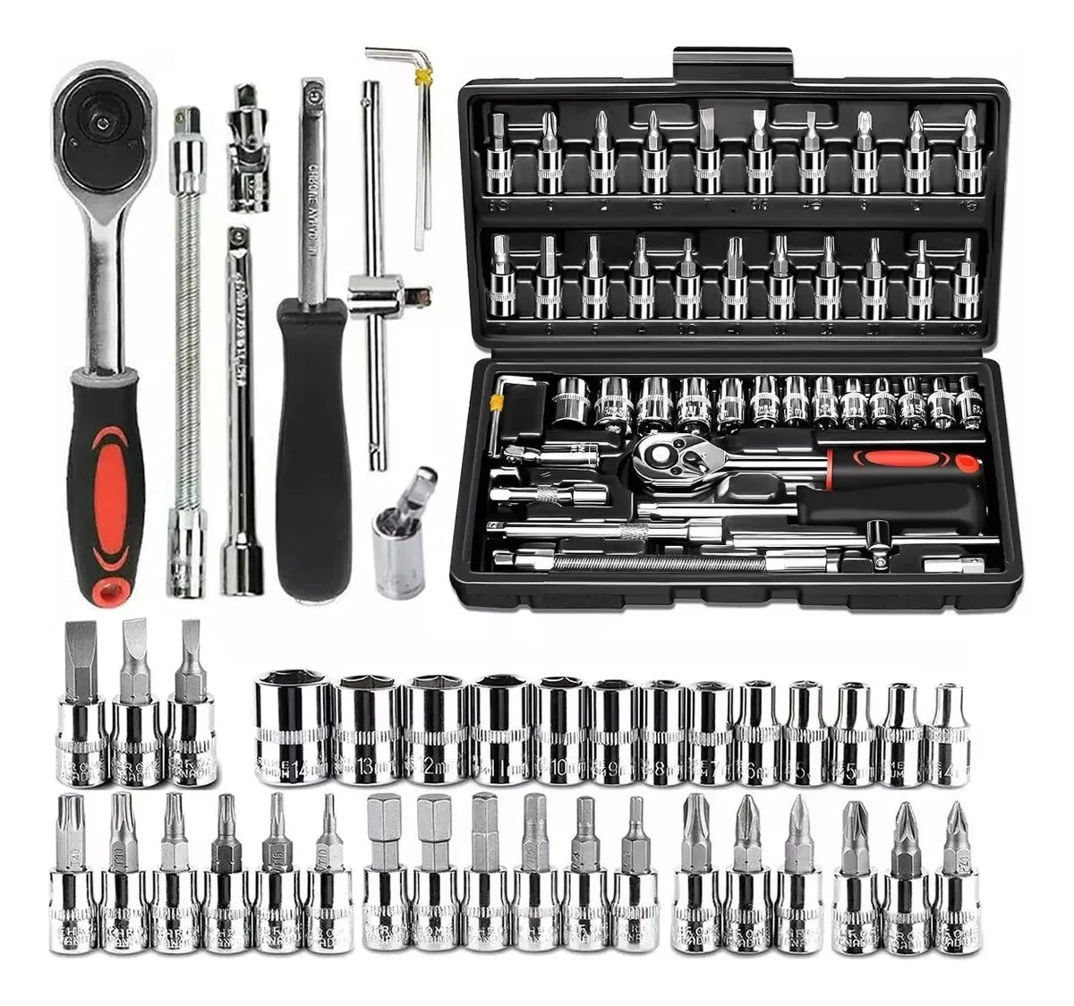 Dice Set 46 Piece Socket Wrench