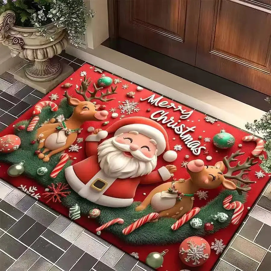 Alfombra enana navideña