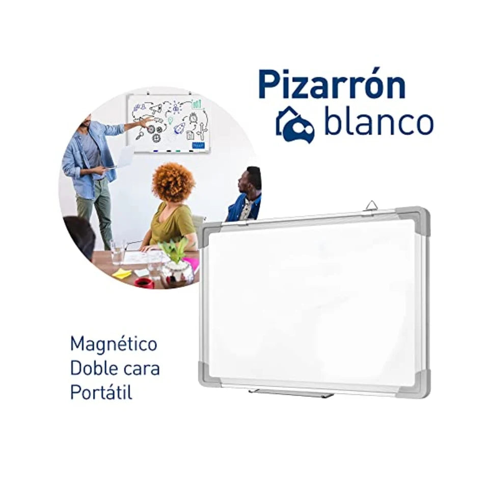 Pizarrón Magnetico 60x40cm de Borrado en Seco