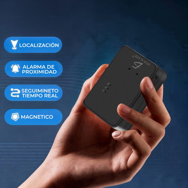 Localizador Gps 4G Recargable – Rastreador Inalámbrico Mini Para Moto Y Auto