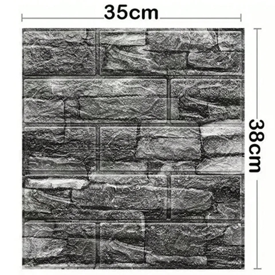 Pared Tridimensional 3D Pegada A La Pared
