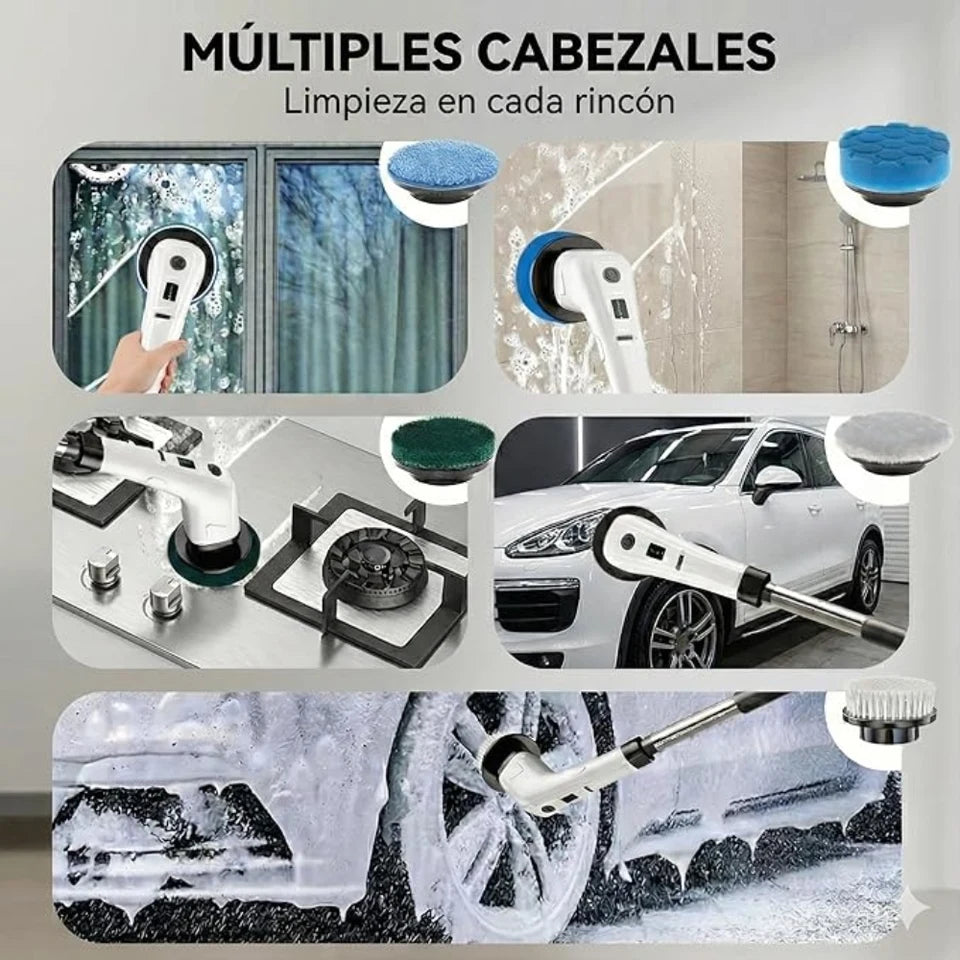 Cepillo Eléctrico de Limpieza para Baño