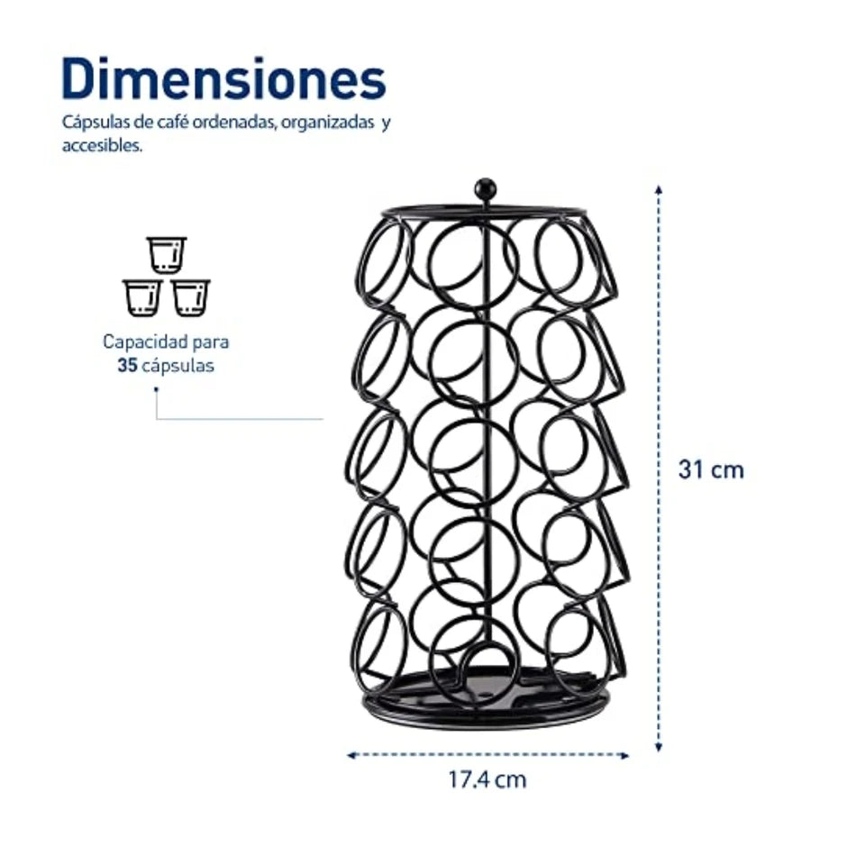 Organizador Rotatorio para Capsulas de Café
