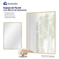 Espejo de Pared con Marco de Aluminio