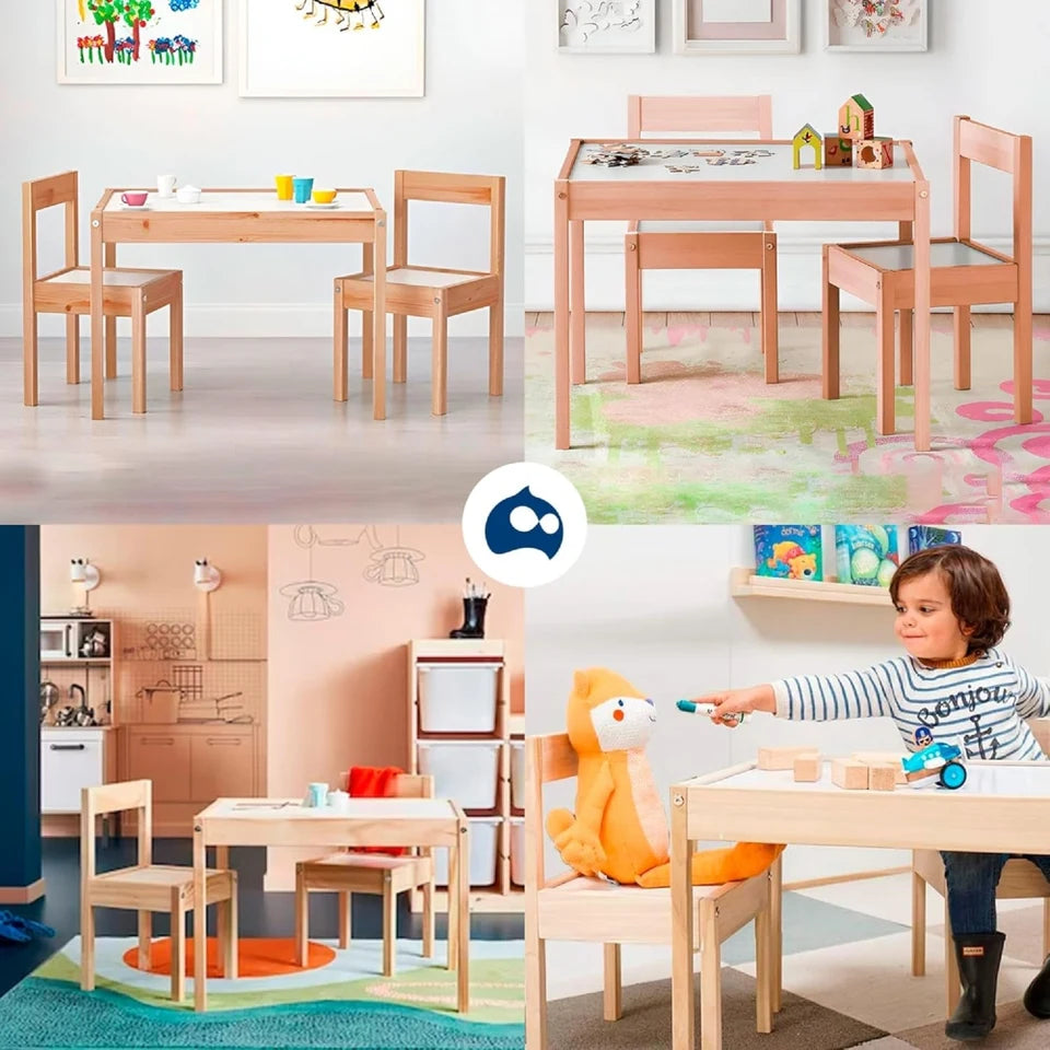 Mesa y Silla Montessori para Niño