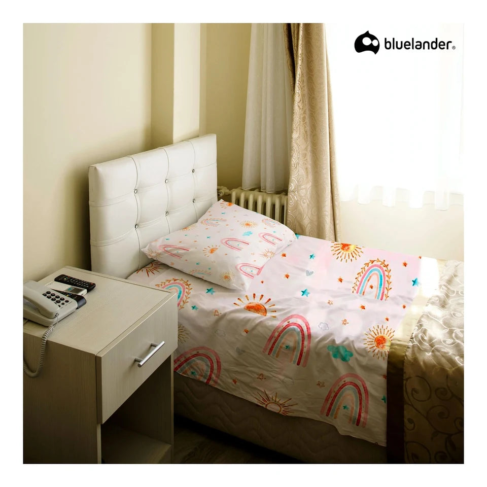 Juego de Sabanas Individual Con Funda de Almohada