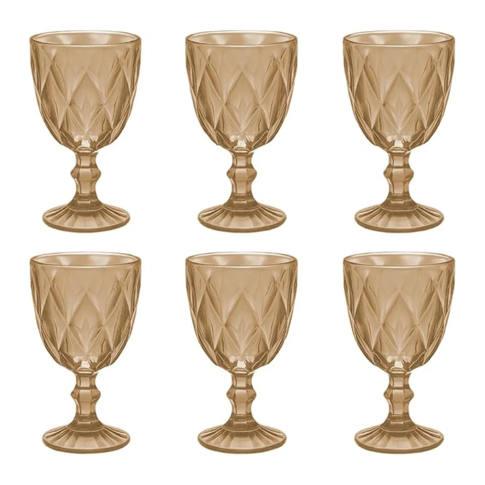 Juego de 6 Copas de Vidrio