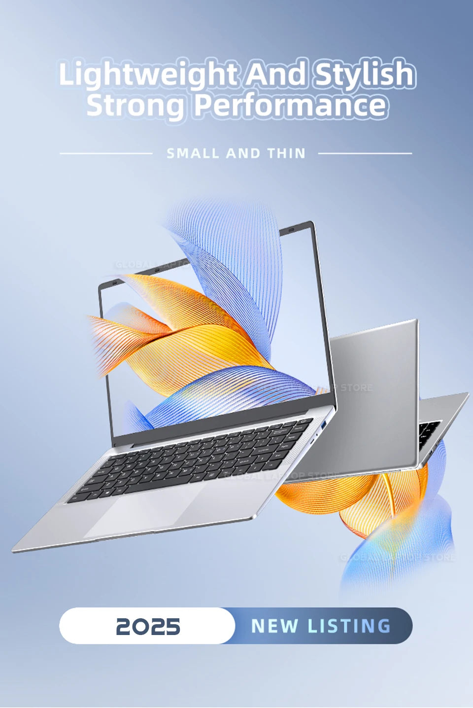 ordenador portátil Windows 11 Pro Intel Atom A3950 2025 Notebook 12GB RAM 512GB 1TB 2TB SSD 1080P ordenador