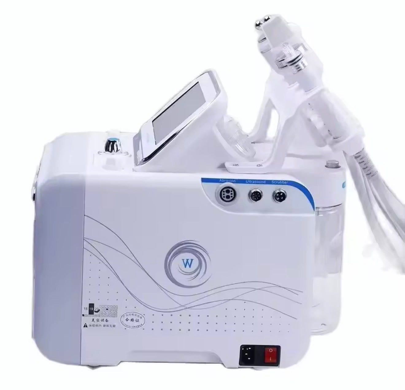 hidrodermoabrasión de oxígeno y hidrógeno