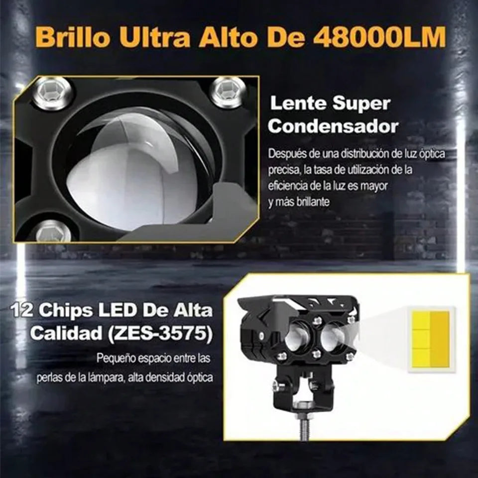 9V-30V 120W LED Super Brillante
