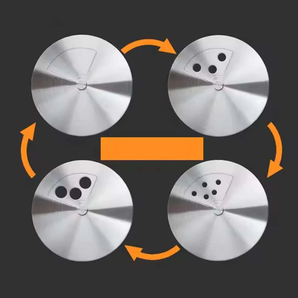 Especiero. Salero Pimentero de vidrio.