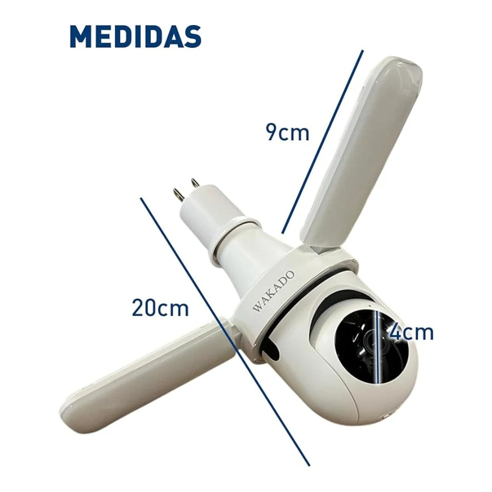Cámara de Seguridad con Luz Integrada