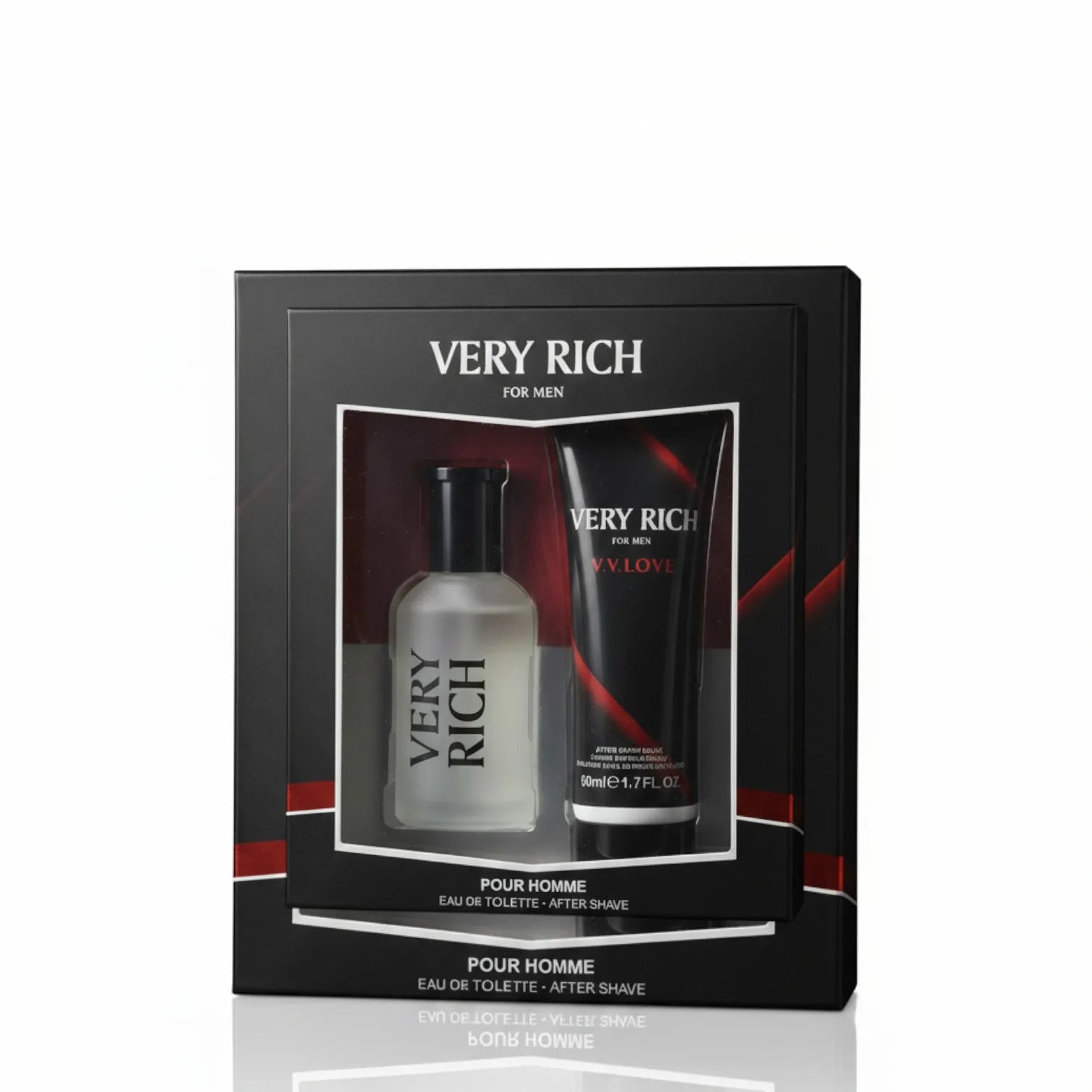 Set de perfume de 50 ml y loción corporal de 50 ml para hombre