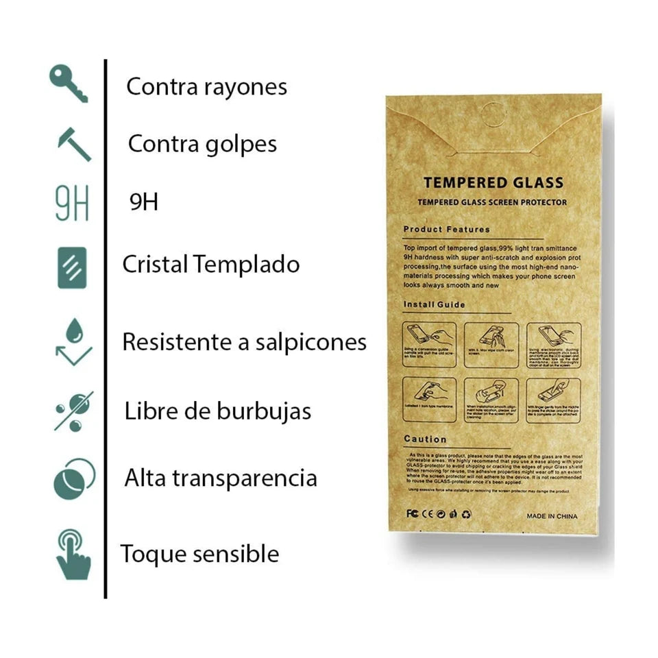 2 Micas de Vidrio Cristal Templado