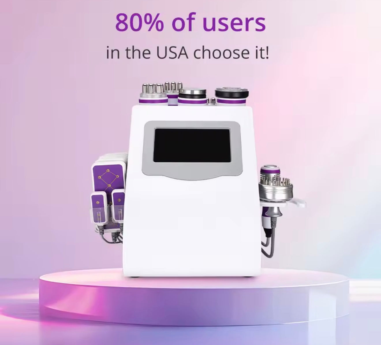 mychway 6 en 1 cavitación 2.0 40K cuerpo vacío esculpido RF máquina de belleza delgada