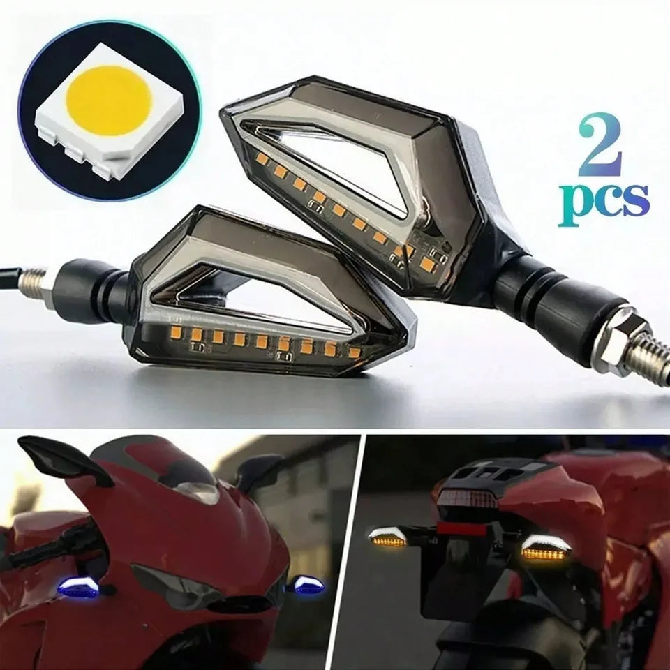 Indicadores De Señal De Giro Para Motocicleta De 12V Luces