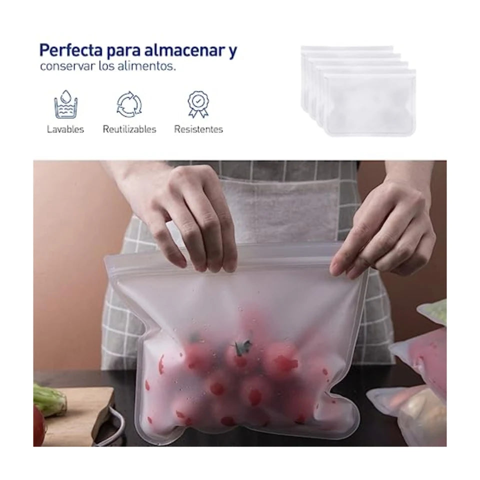 Bolsas de Almacenamiento Reutilizables