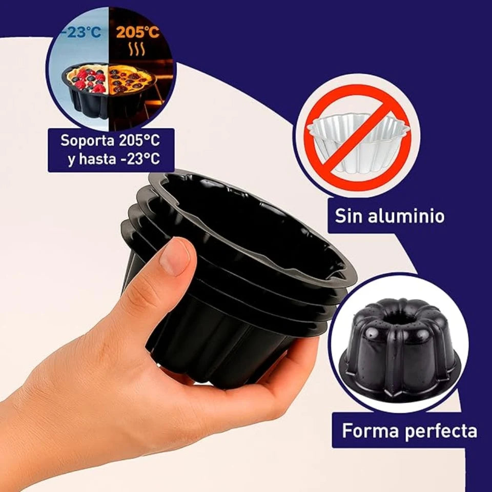 Set Mini Moldes Para Hornear (25 pzas)