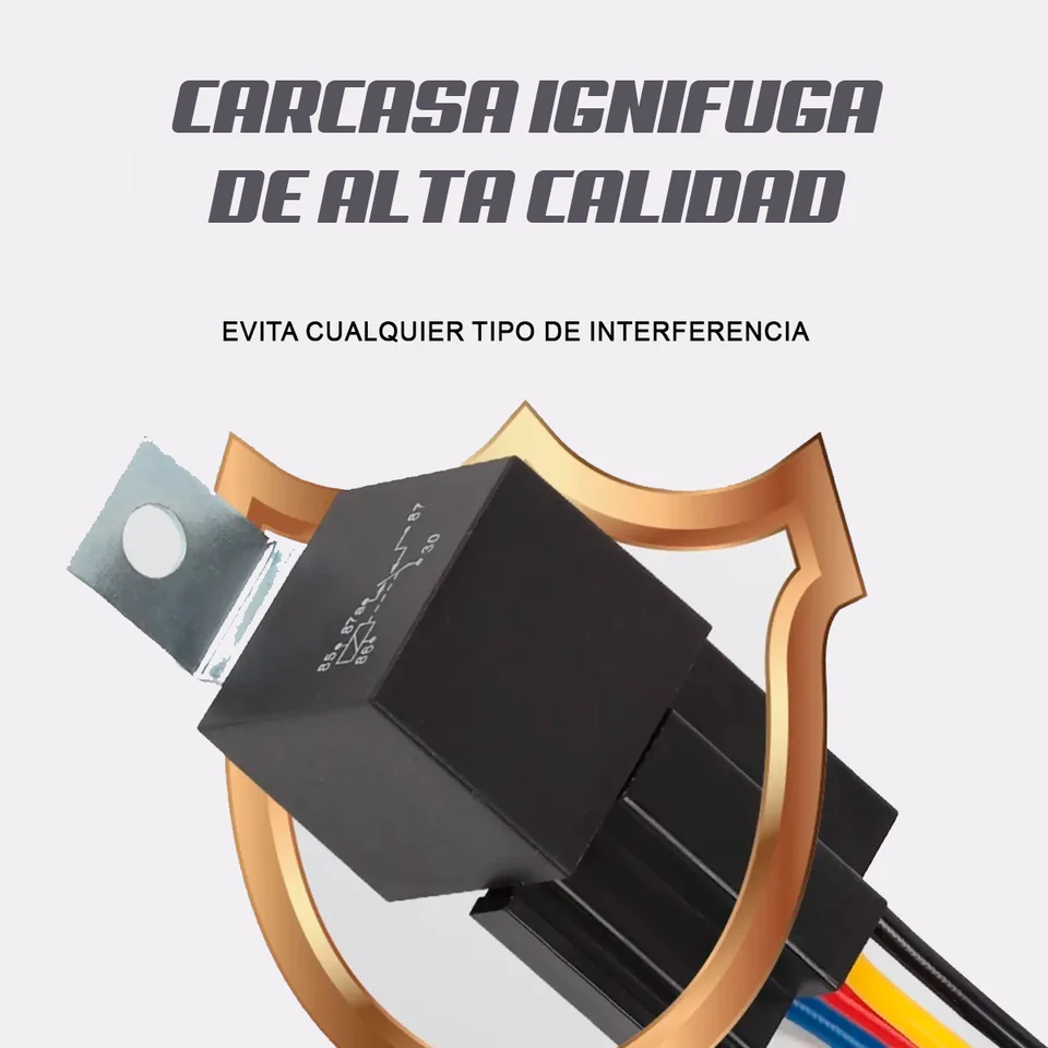 Relevador Relay 5 Patas 12V 25 Piezas