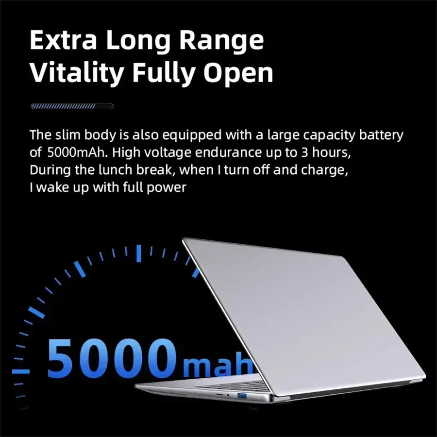 Portátil ultrafino 14,1 pulgadas, Windows 11