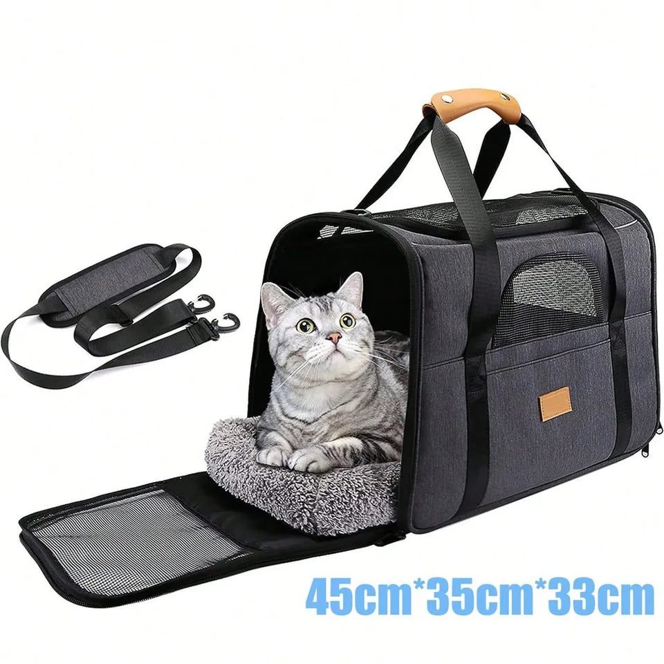 Bolsa De Viaje Portátil Para Gatos Pequeños