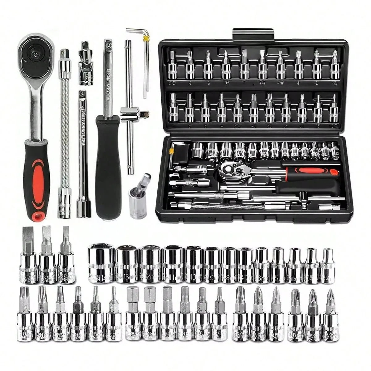 46 Piezas De Herramientas Reparación