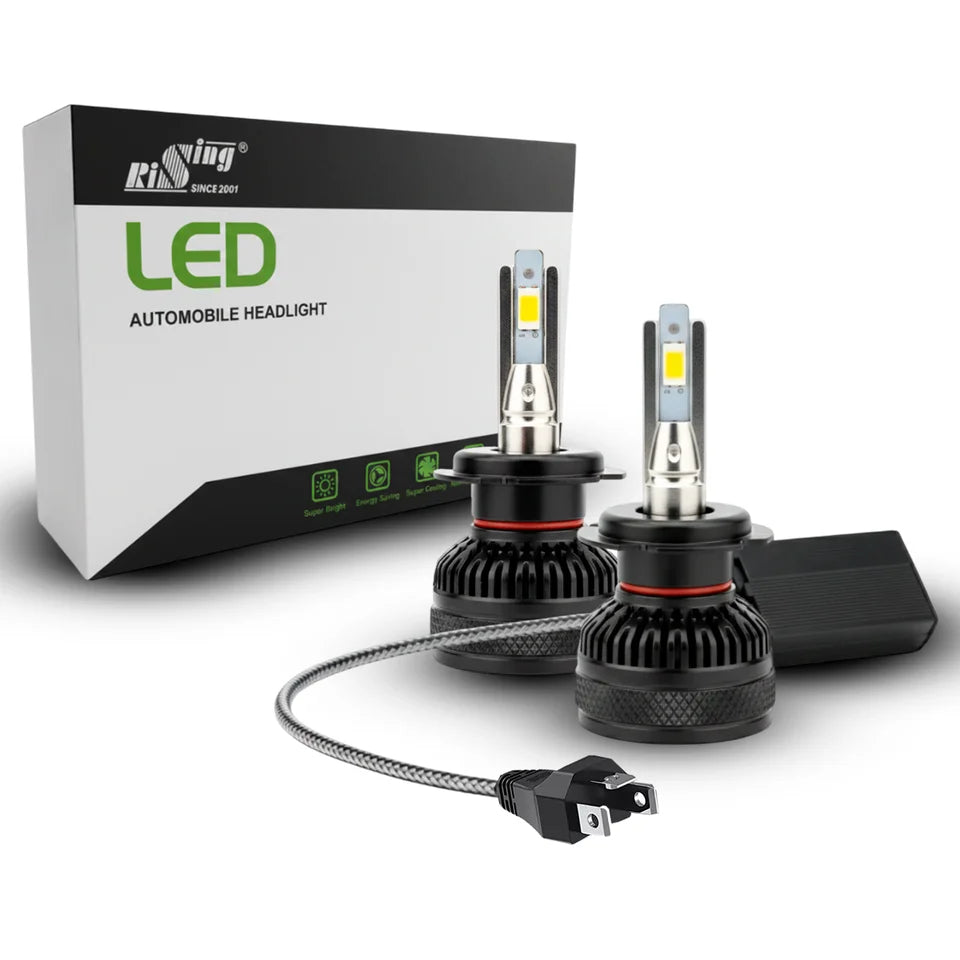 Kit Faros Led Chip Csp H7 H11 9005 9006 40000 Lumen Y Canbus