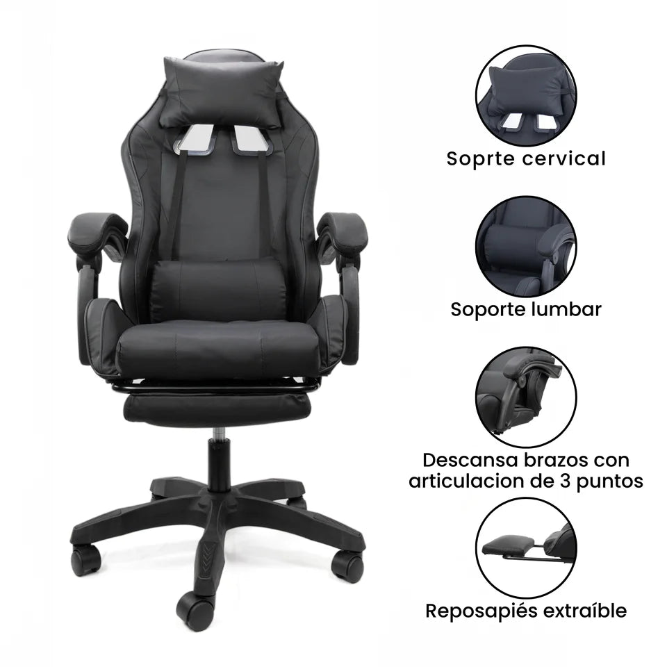 Silla Gamer y de Oficina Ejecutiva Ergonómica