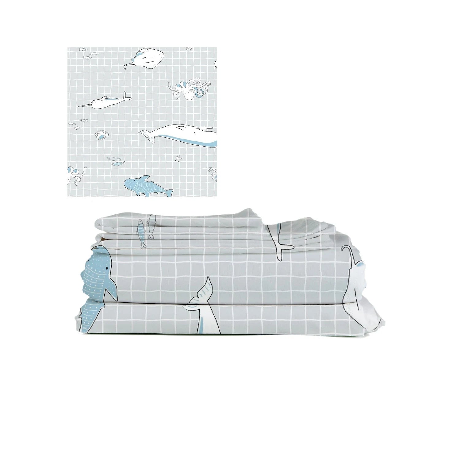 Juego de Sabanas Individual Con Funda de Almohada