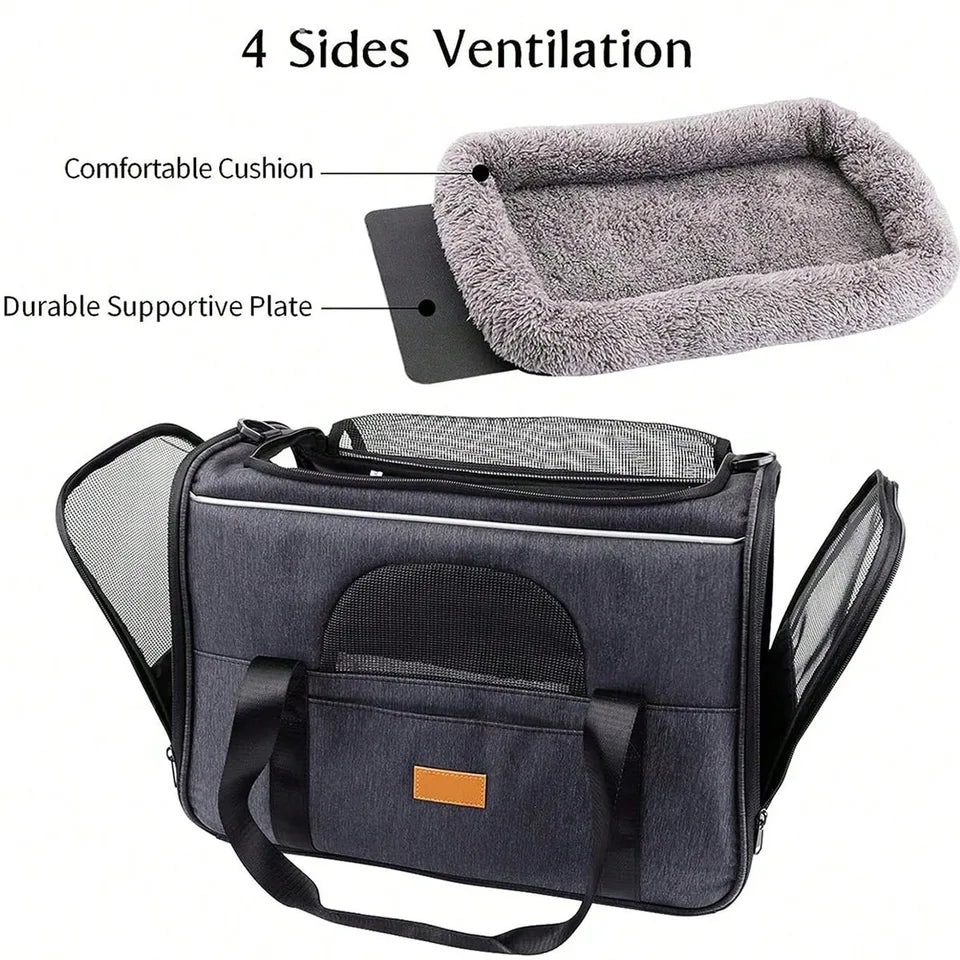 Bolsa De Viaje Portátil Para Gatos Pequeños