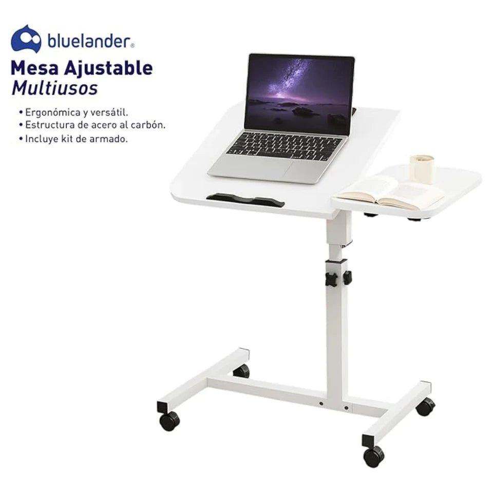 Mesa para Laptop 60×40 cm con Altura Ajustable