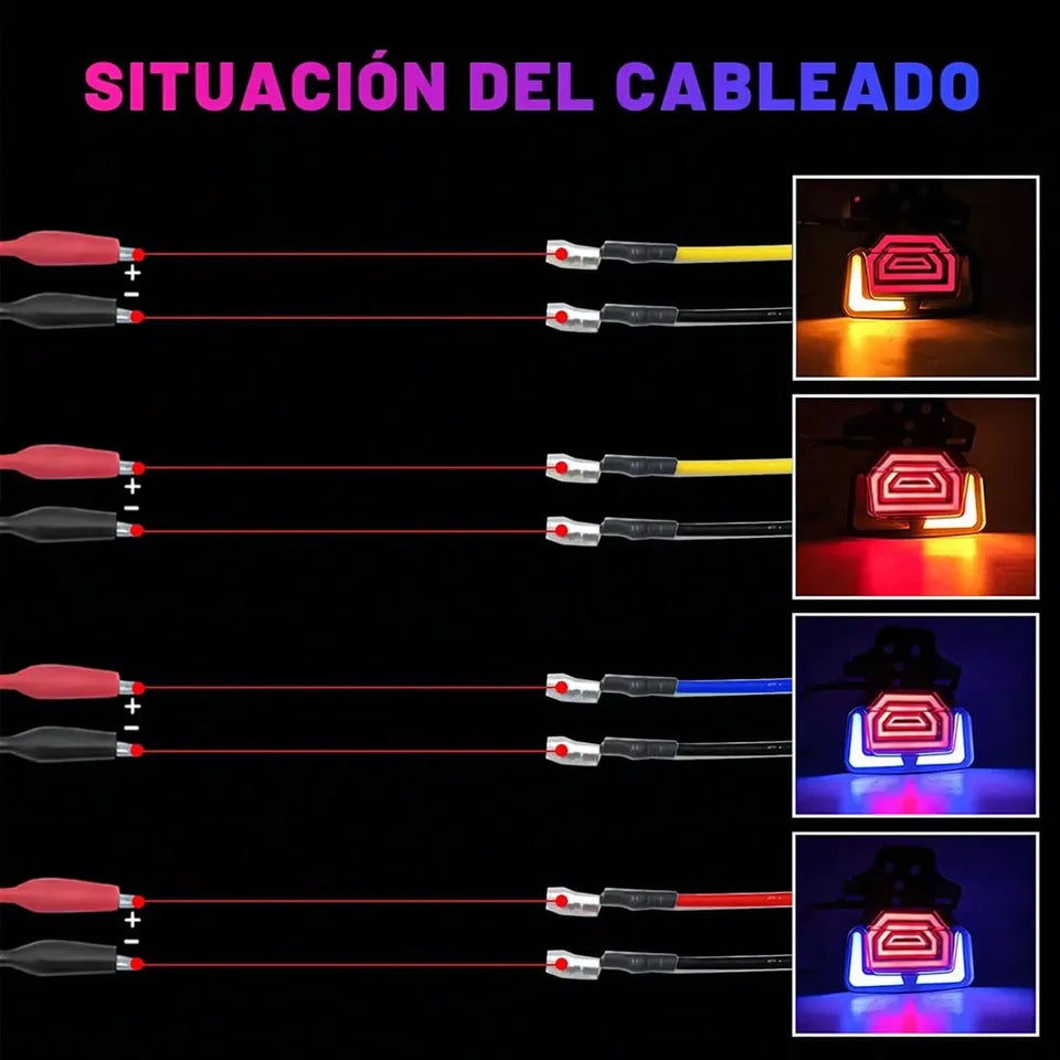 Luz De Freno Y Señal De Giro Para Motocicleta