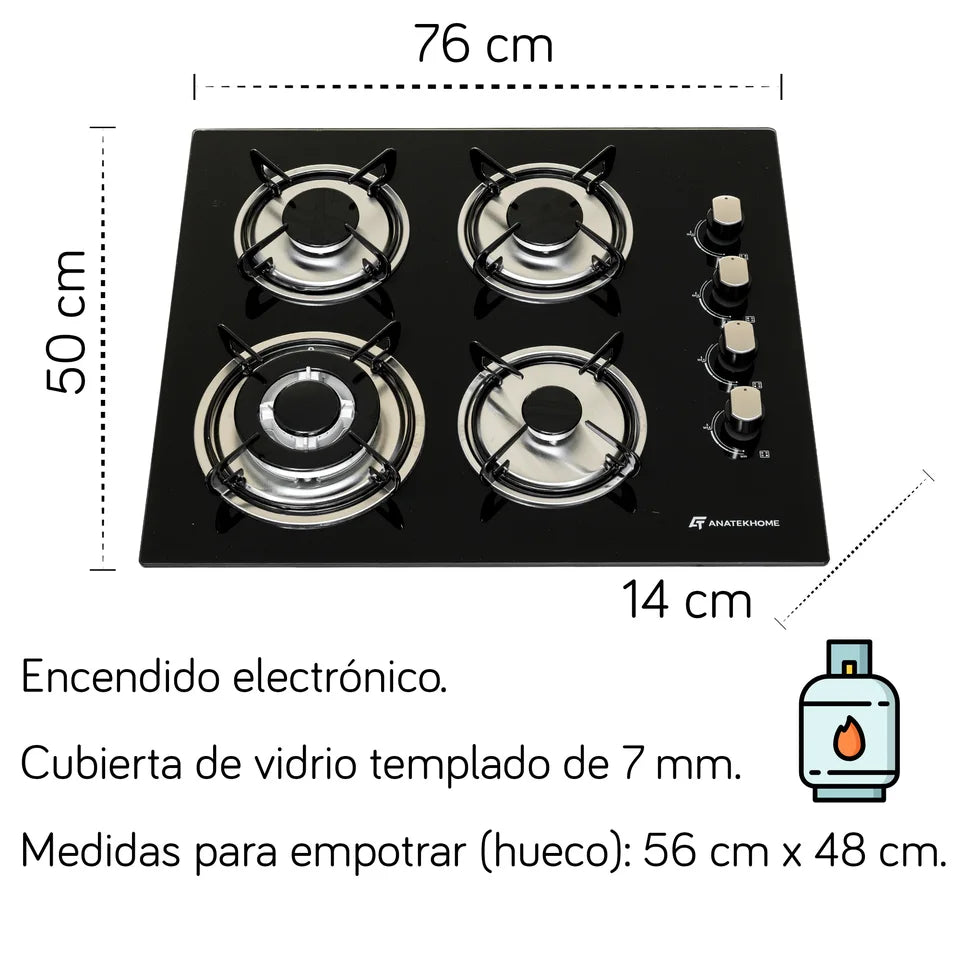 Estufa de Cristal Templado Moderna