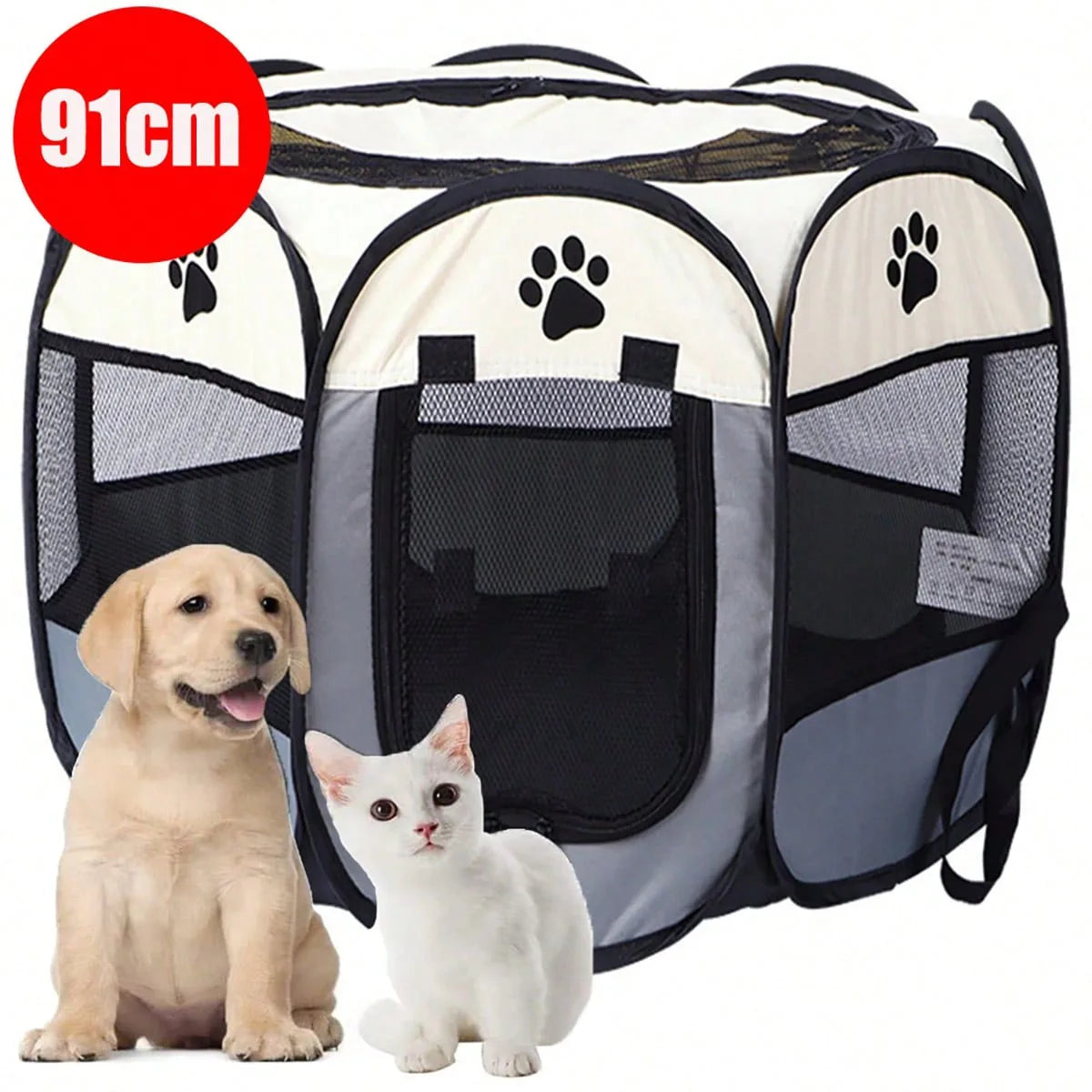 Plegable Duradero Y Portátil Lona De Valla De La Sala De Partos Para Mascotas Nido