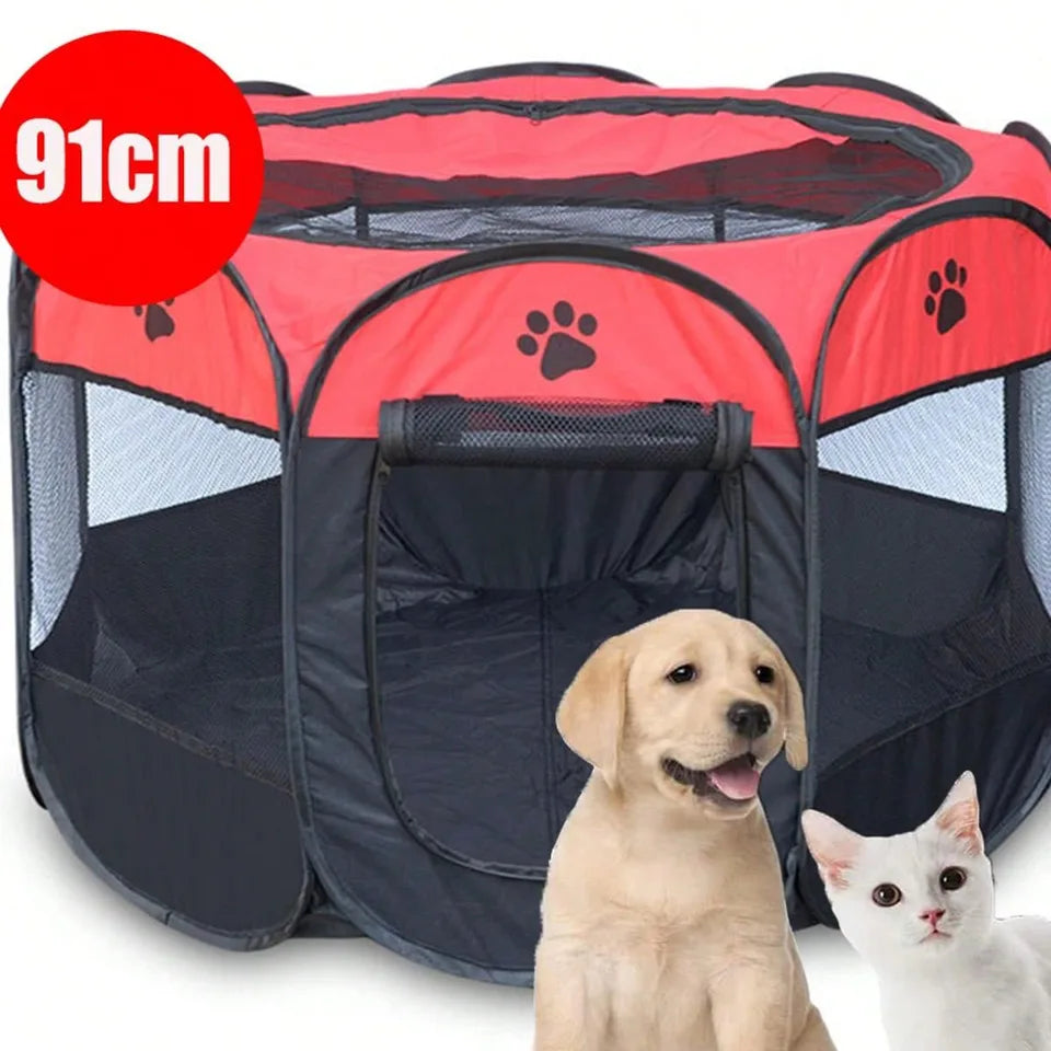 Plegable Duradero Y Portátil Lona De Valla De La Sala De Partos Para Mascotas Nido