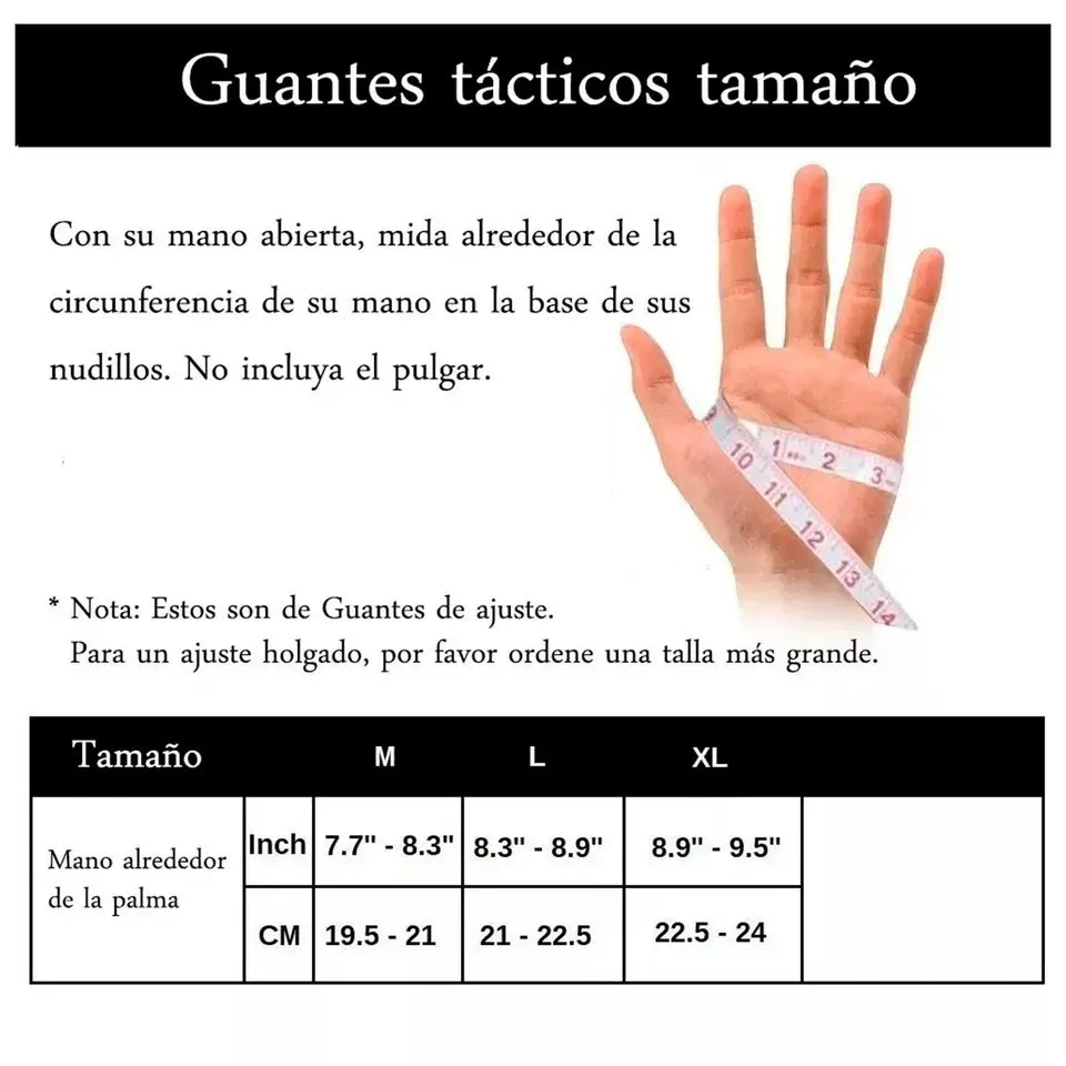 Guantes Tácticos Militares de Microfibra