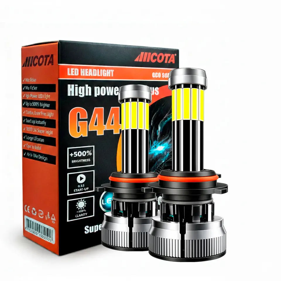 Kit de LED G44-10 10 Caras Alta y Baja Luz Blanca