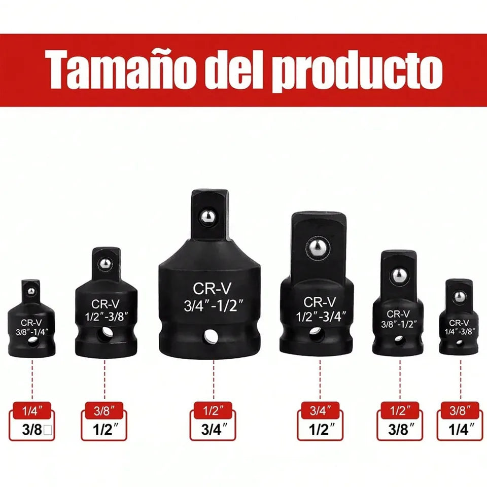Juego De Adaptadores De Enchufe