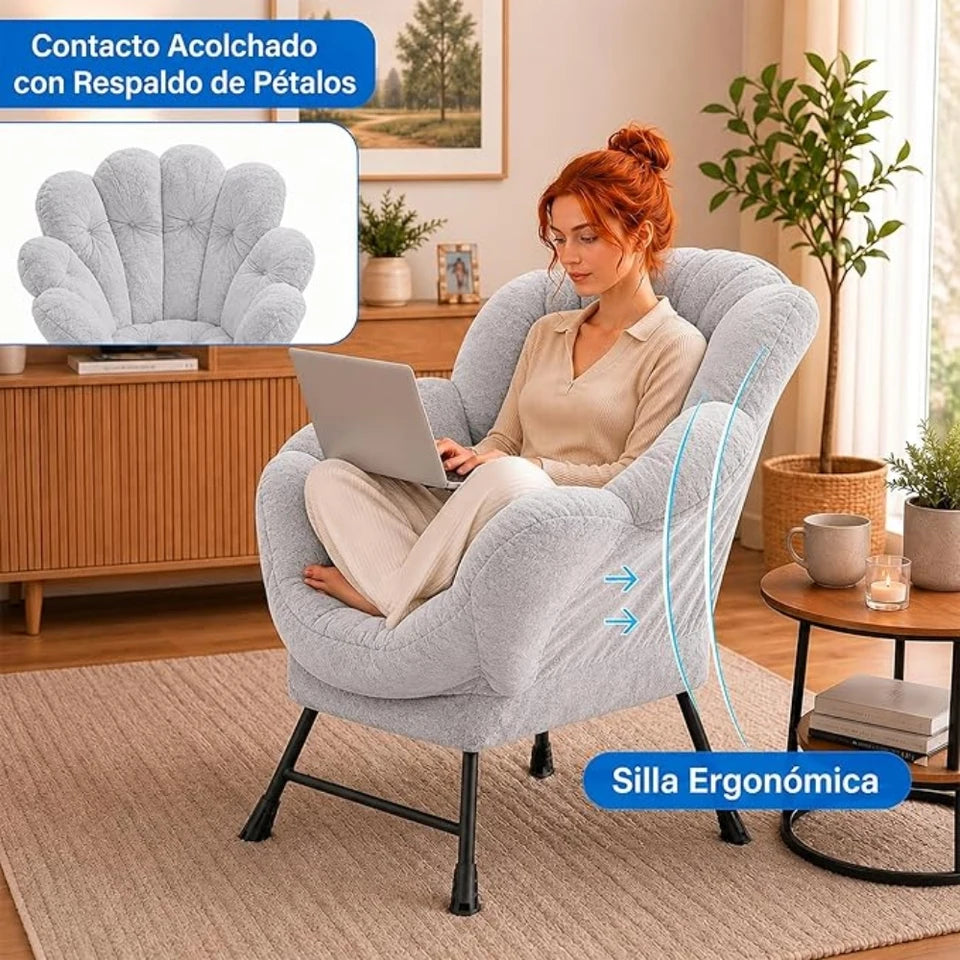 Sillón Individual con Otomana