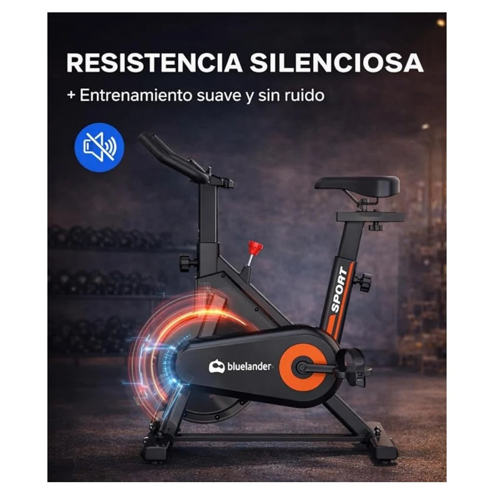 Bicicleta Estática con Volante de Inercia