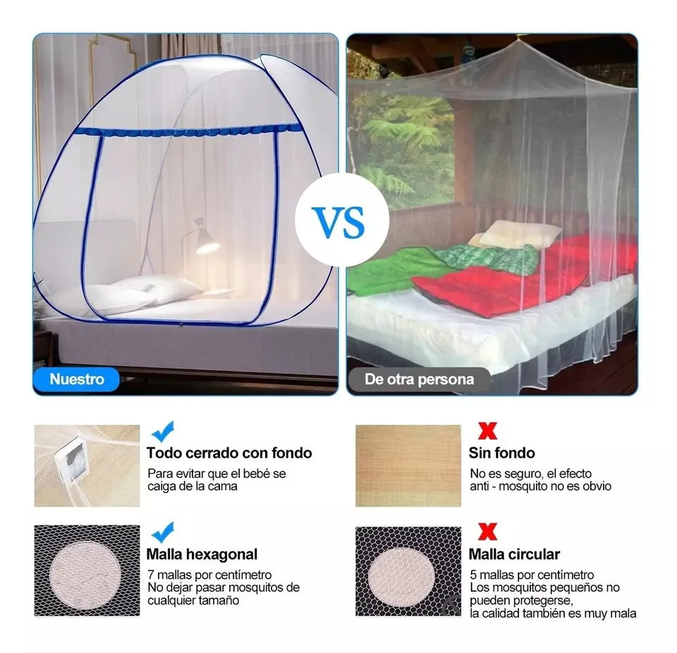 Mosquitera de fondo completo