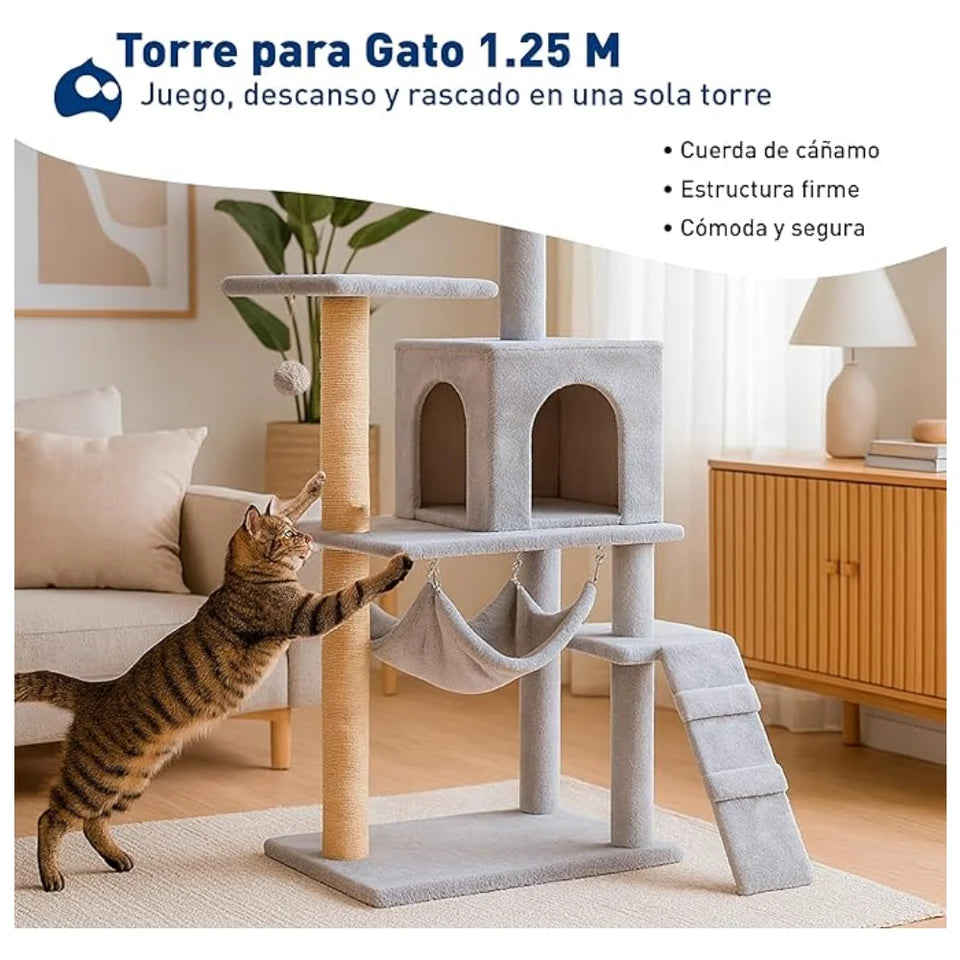 Torre para Gato 1.25m