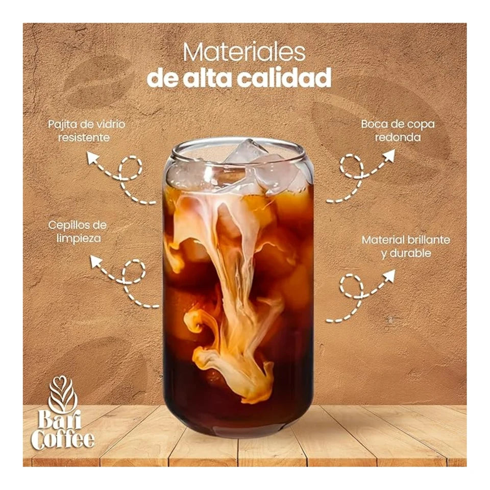 Baricoffee Vasos de Vidrio