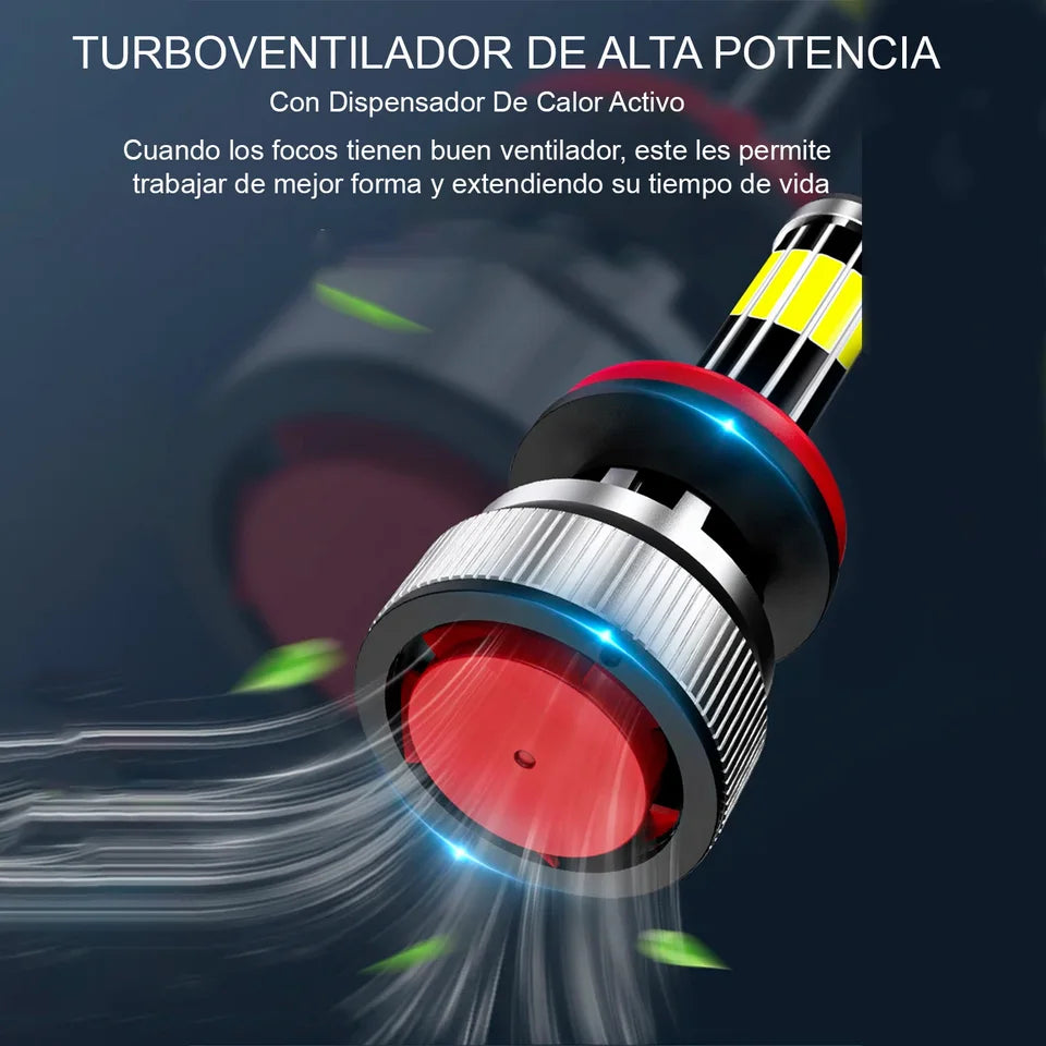Kit de LED G44-10 10 Caras Alta y Baja Luz Blanca