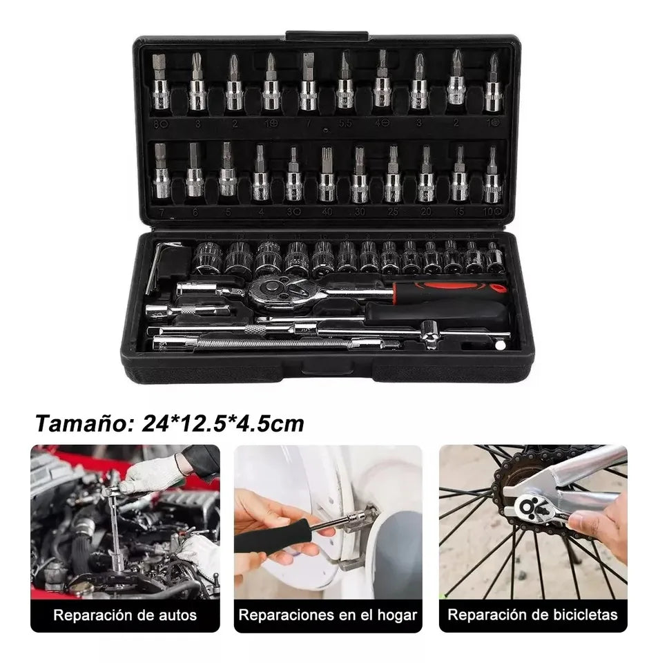 Dice Set 46 Piece Socket Wrench