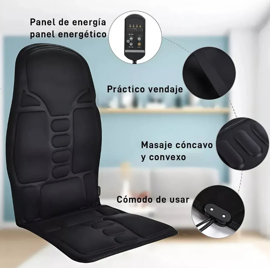 Asiento Masajeador con Calor para Silla