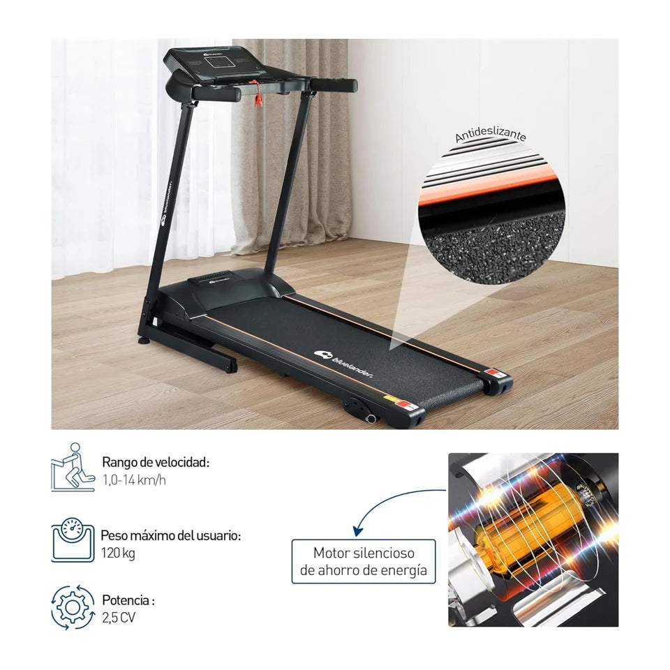 Caminadora Electrica Plegable 2.5 HP